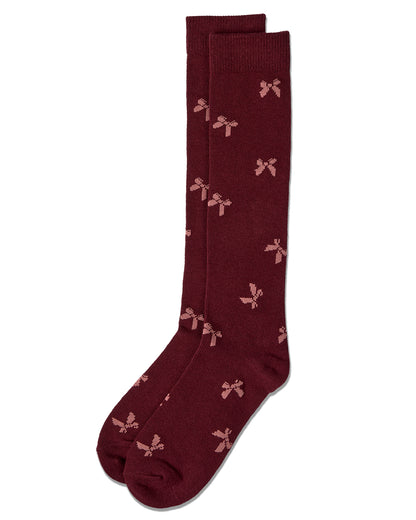 Girls Cotton-Rich Multi-Bow Knee High Sock