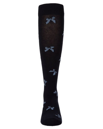 Girls Cotton-Rich Multi-Bow Knee High Sock