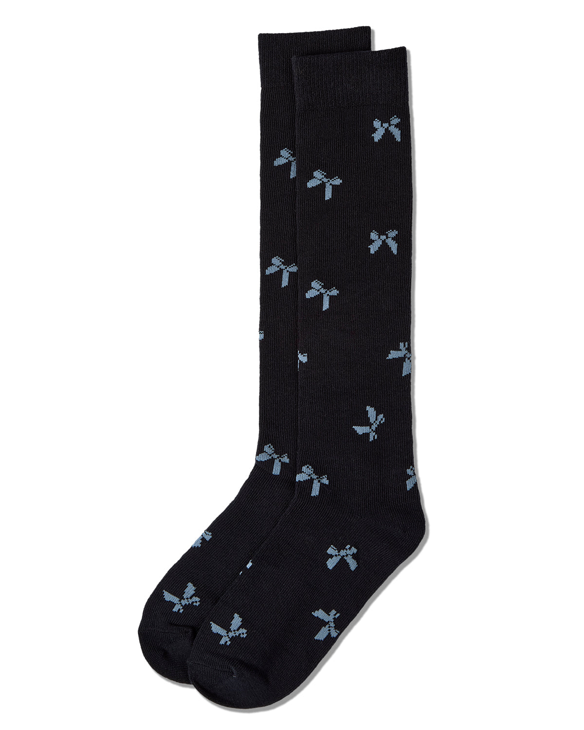 Girls Cotton-Rich Multi-Bow Knee High Sock