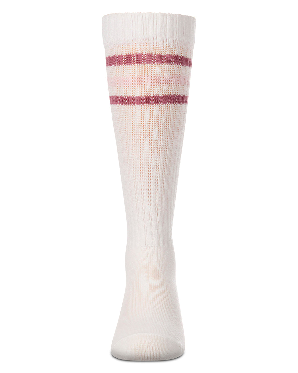 Girls "Sunshine" Triple-Stripe Cotton-Blend Ribbed Knee High Sock