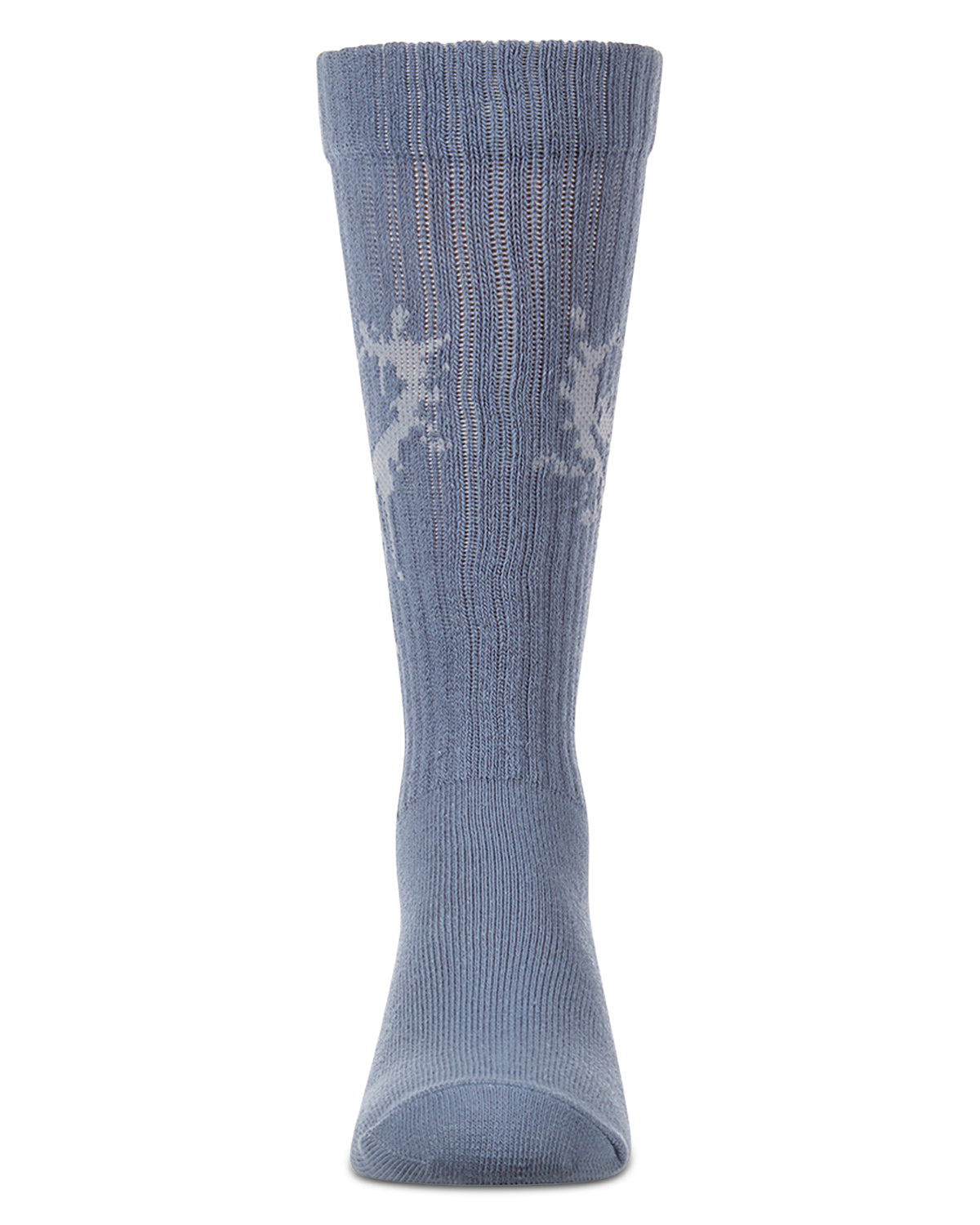 Girls "Dripping Heart" Ribbed Cotton Blend Novelty Knee High Sock