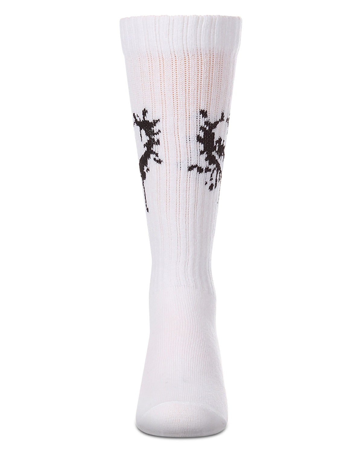 Girls "Dripping Heart" Ribbed Cotton Blend Novelty Knee High Sock