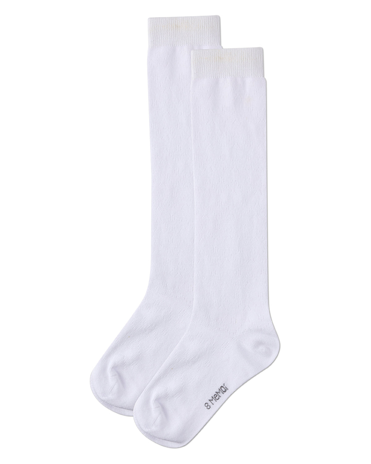 Girls Fine-Gauge Cotton-Rich Pointelle Knee High Sock