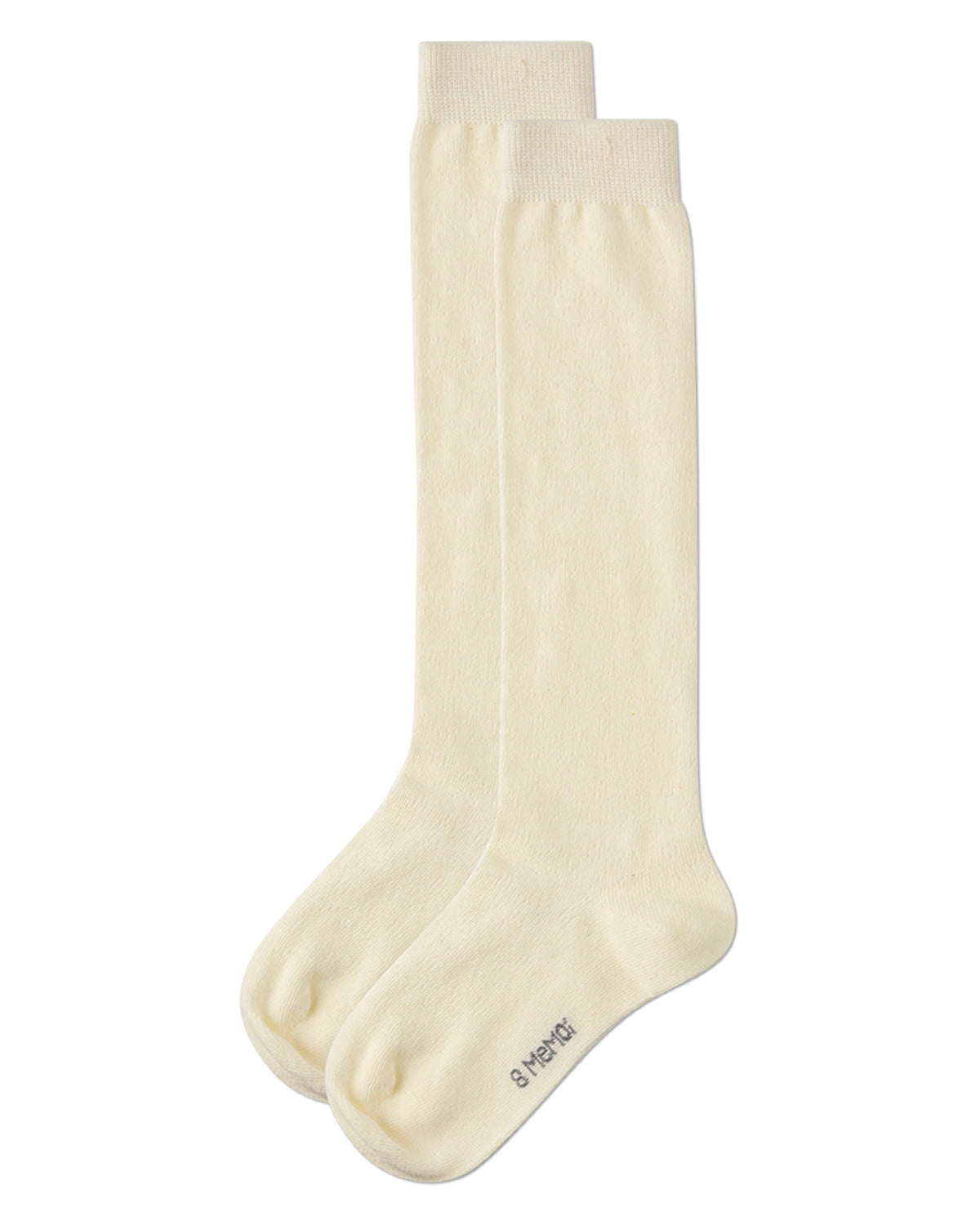 Girls Fine-Gauge Cotton-Rich Pointelle Knee High Sock