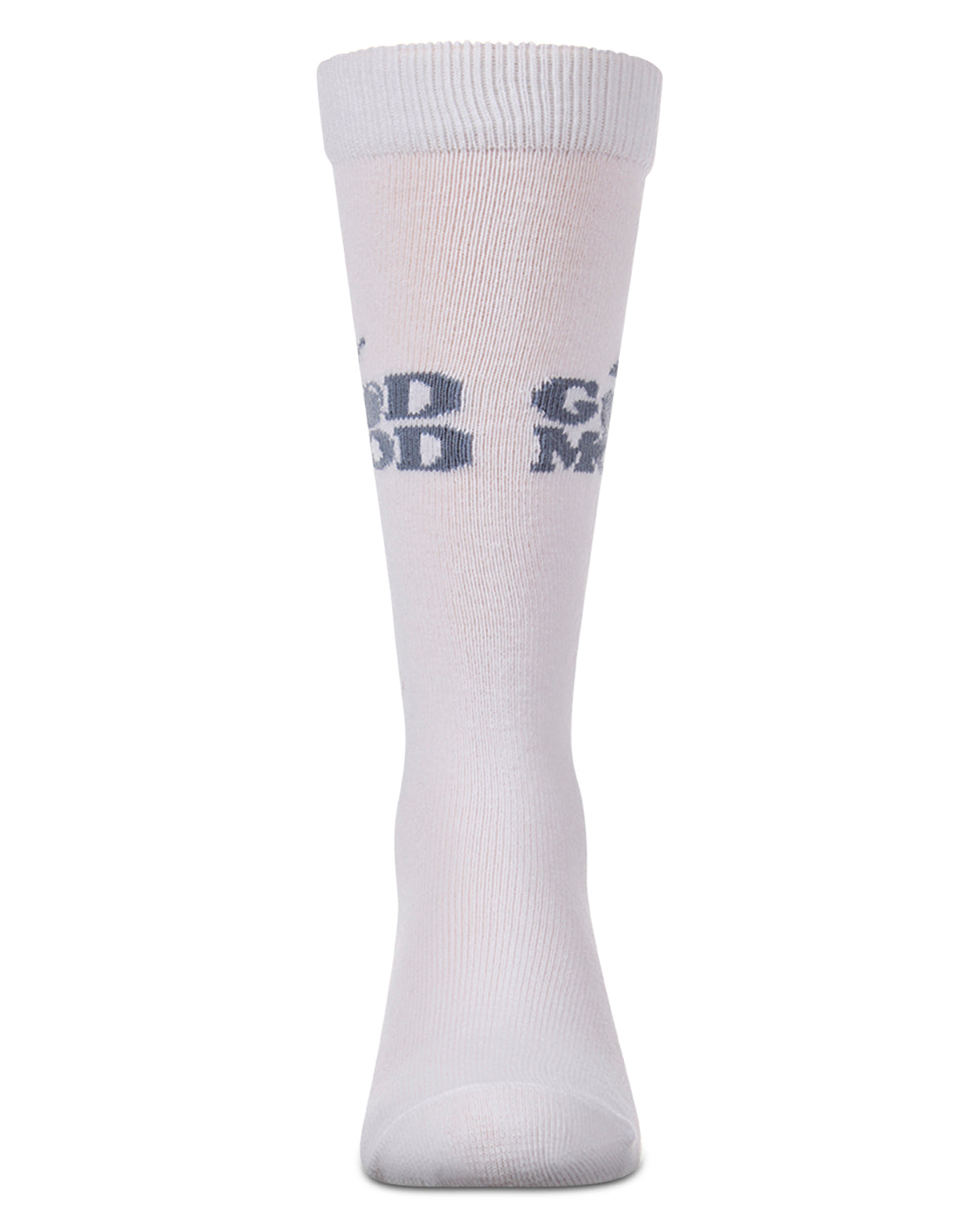 Girls "Good Mood" Mini-Ribbed Cotton-Rich Knee High Sock
