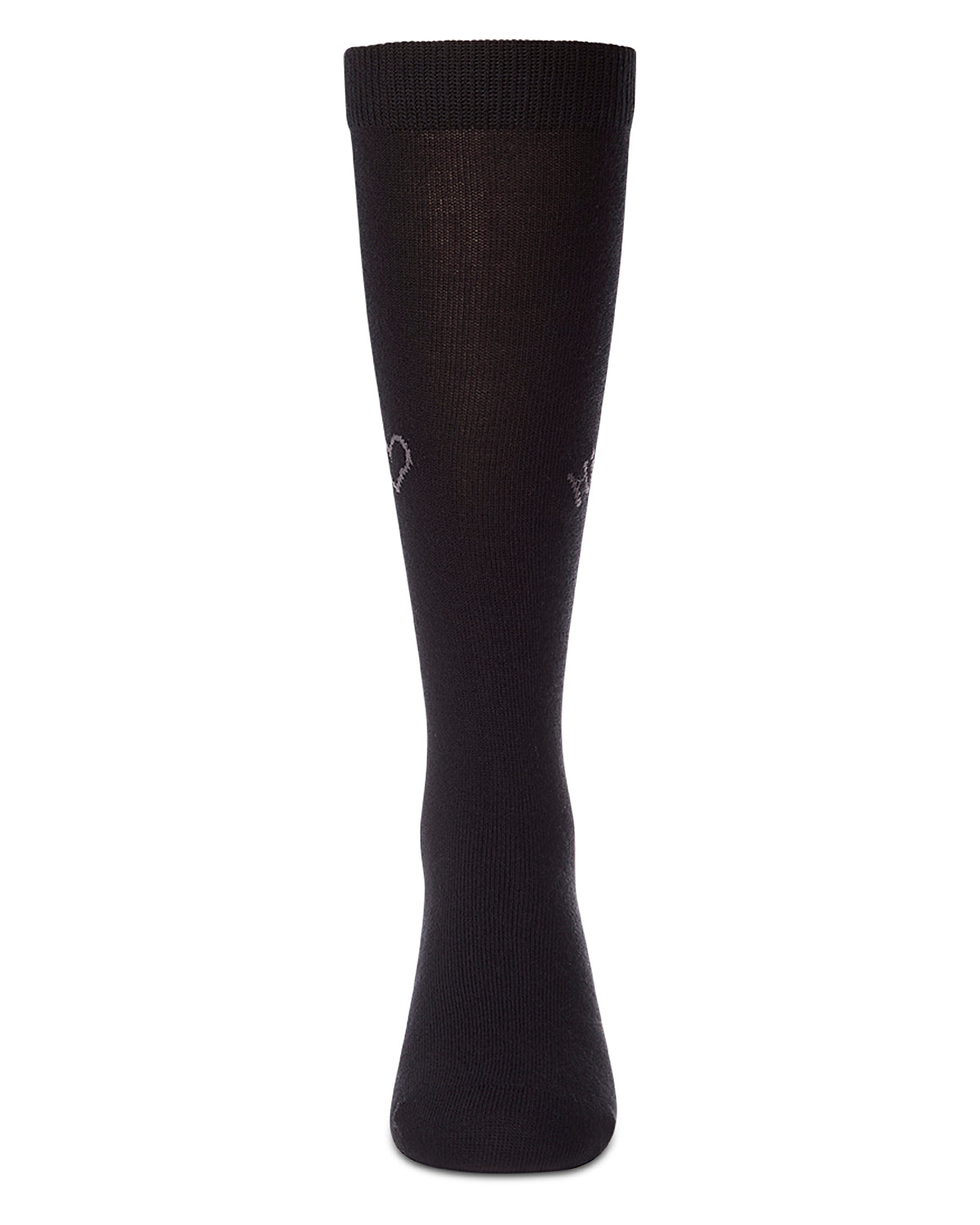 Girls "HI!"-Graphic Cotton-Rich Fine-Gauge Knee High Sock