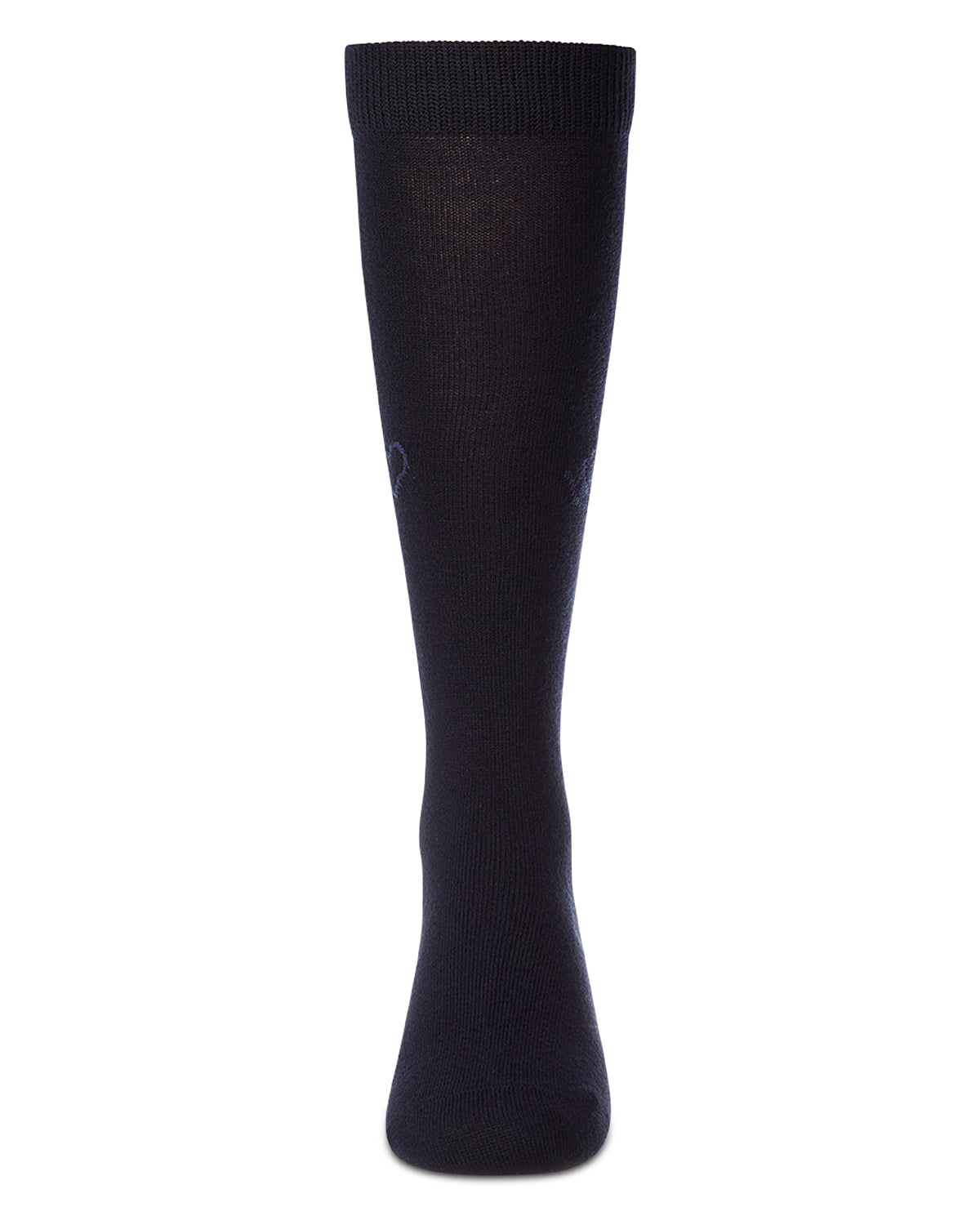 Girls "HI!"-Graphic Cotton-Rich Fine-Gauge Knee High Sock