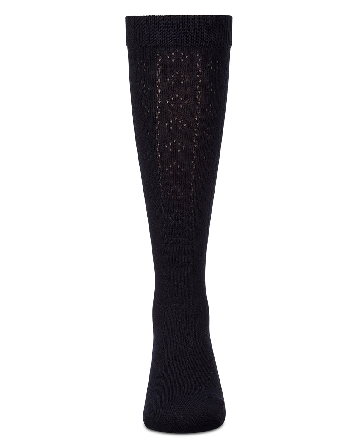 Girls "Dainty Hearts" Cotton-Rich Pointelle Knee High Sock