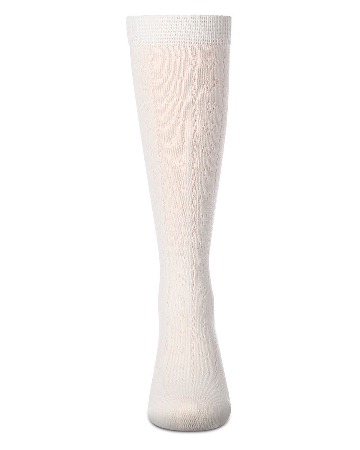 Girls "Dainty Hearts" Cotton-Rich Pointelle Knee High Sock
