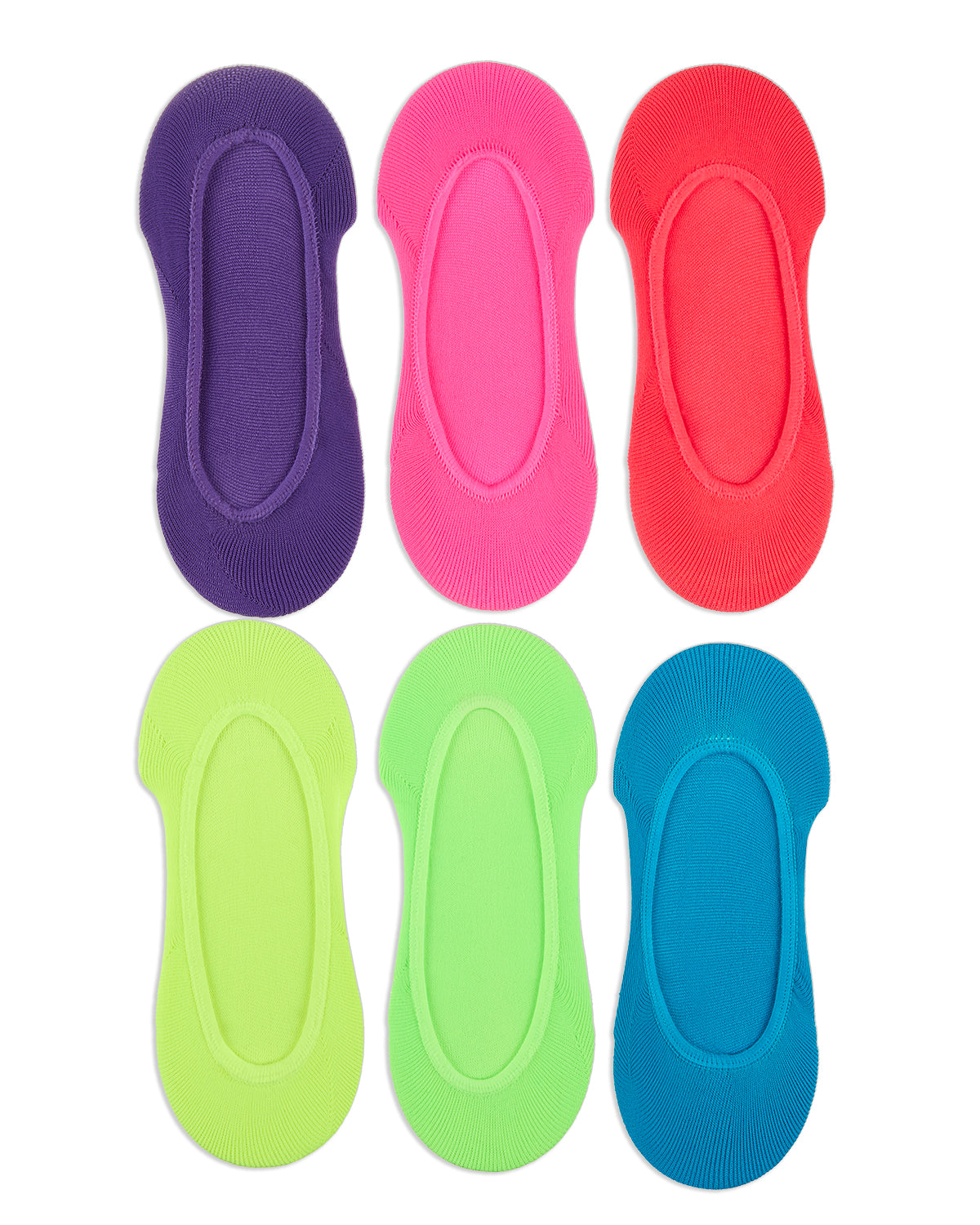 Girls Microfiber Liner Socks 6-Pack