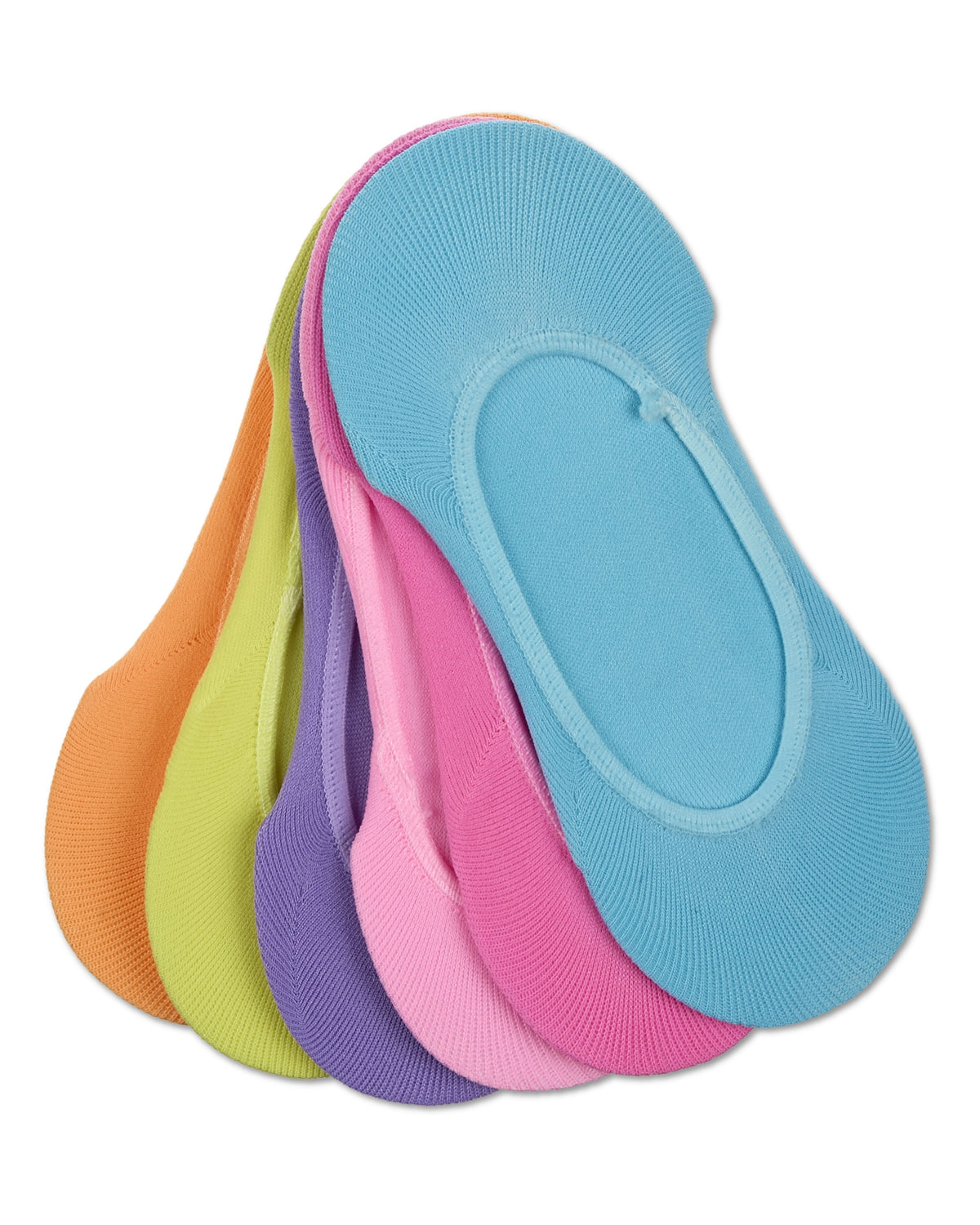 Girls Microfiber Liner Socks 6-Pack : Color: Pastel Brights