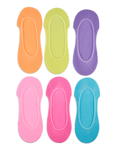 Girls Microfiber Liner Socks 6-Pack
