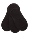 Girls' 3 Pair Pack Hi-Cut Liner Socks : Color: Black-Black-Black
