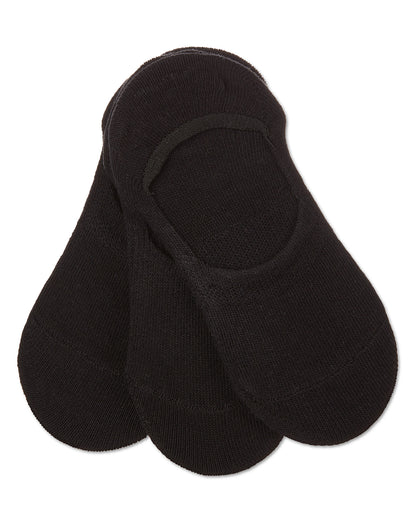 Girls' 3 Pair Pack Hi-Cut Liner Socks : Color: Black-Black-Black