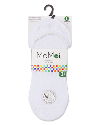 Girls' 3 Pair Pack Hi-Cut Liner Socks : Color: Black-Black-Black