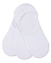 Girls' 3 Pair Pack Hi-Cut Liner Socks : Color: White-White-White