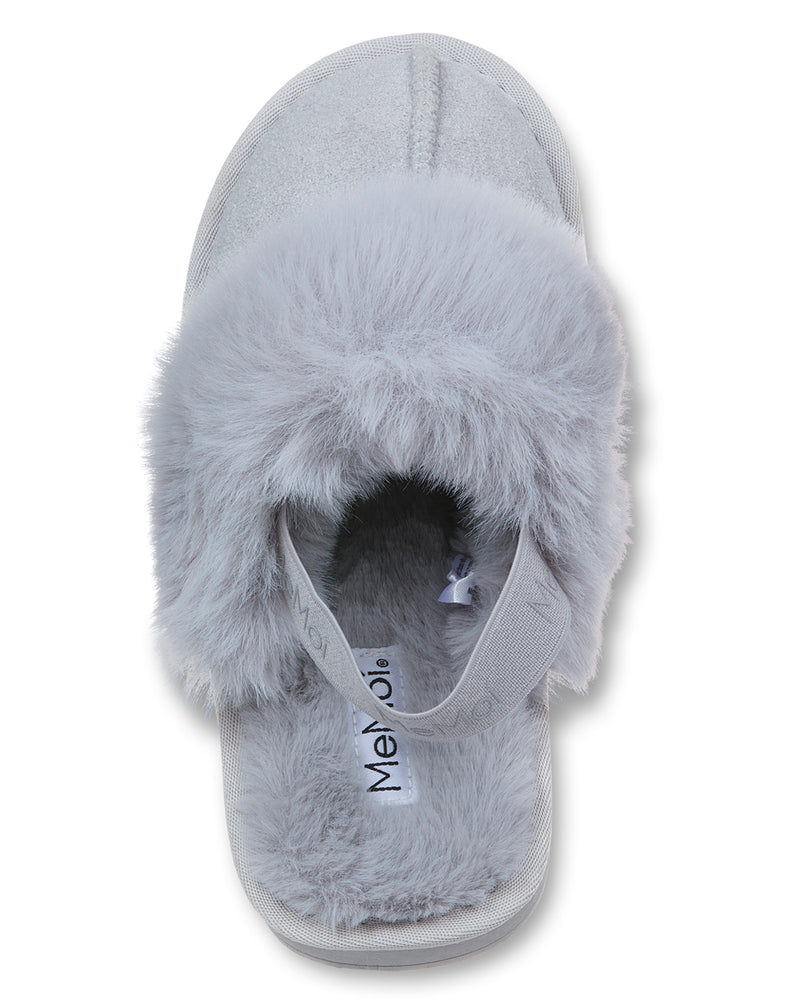 Kids' Fluffy Slide Slingback Slippers