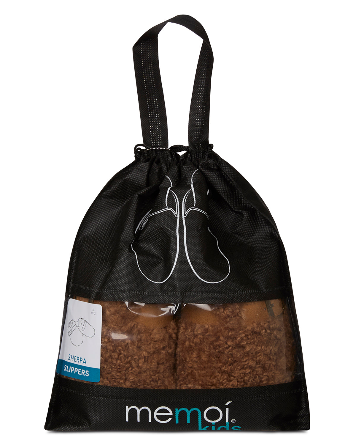 Kids' Teddy Sherpa Slippers : Color: Tan