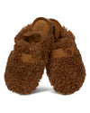 Kids' Teddy Sherpa Slippers : Color: Tan