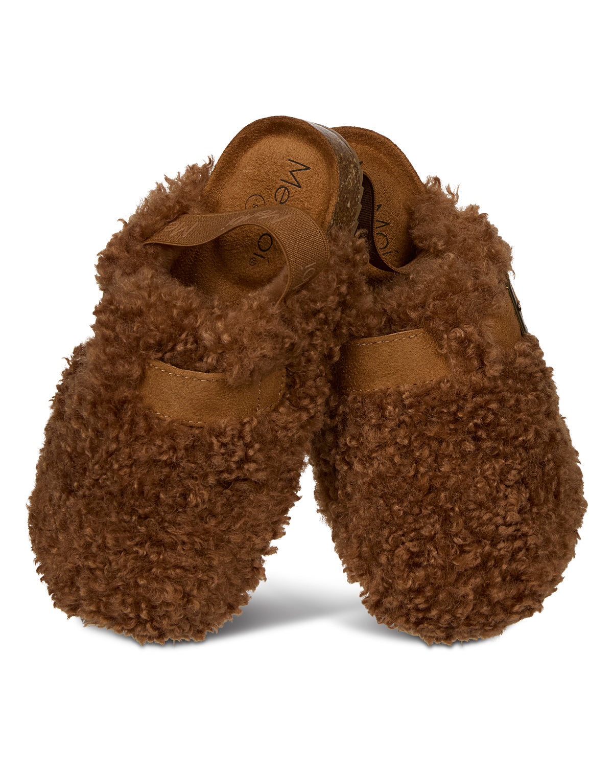 Kids' Teddy Sherpa Slippers : Color: Tan