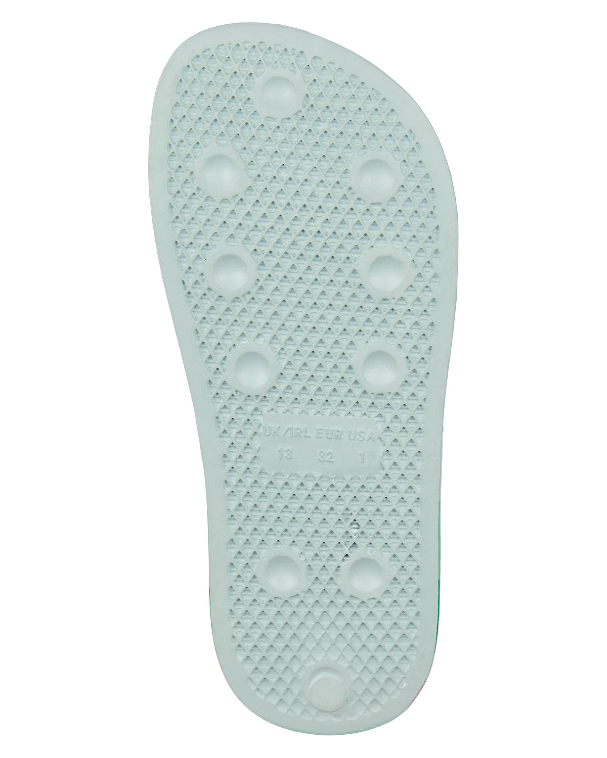 Girls Striped Super-Soft "Good Vibes" Slide Sandal : Color: Pink