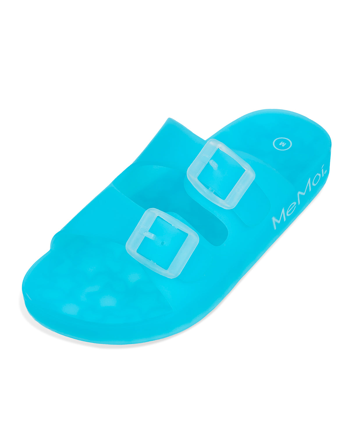 Kids Double-Buckle Jelly Slide Sandal : Color: Blue