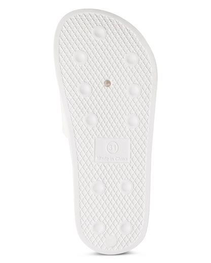 Girls 3D-Heart-Design EVA-Cushioned Slip-On Slide Sandal