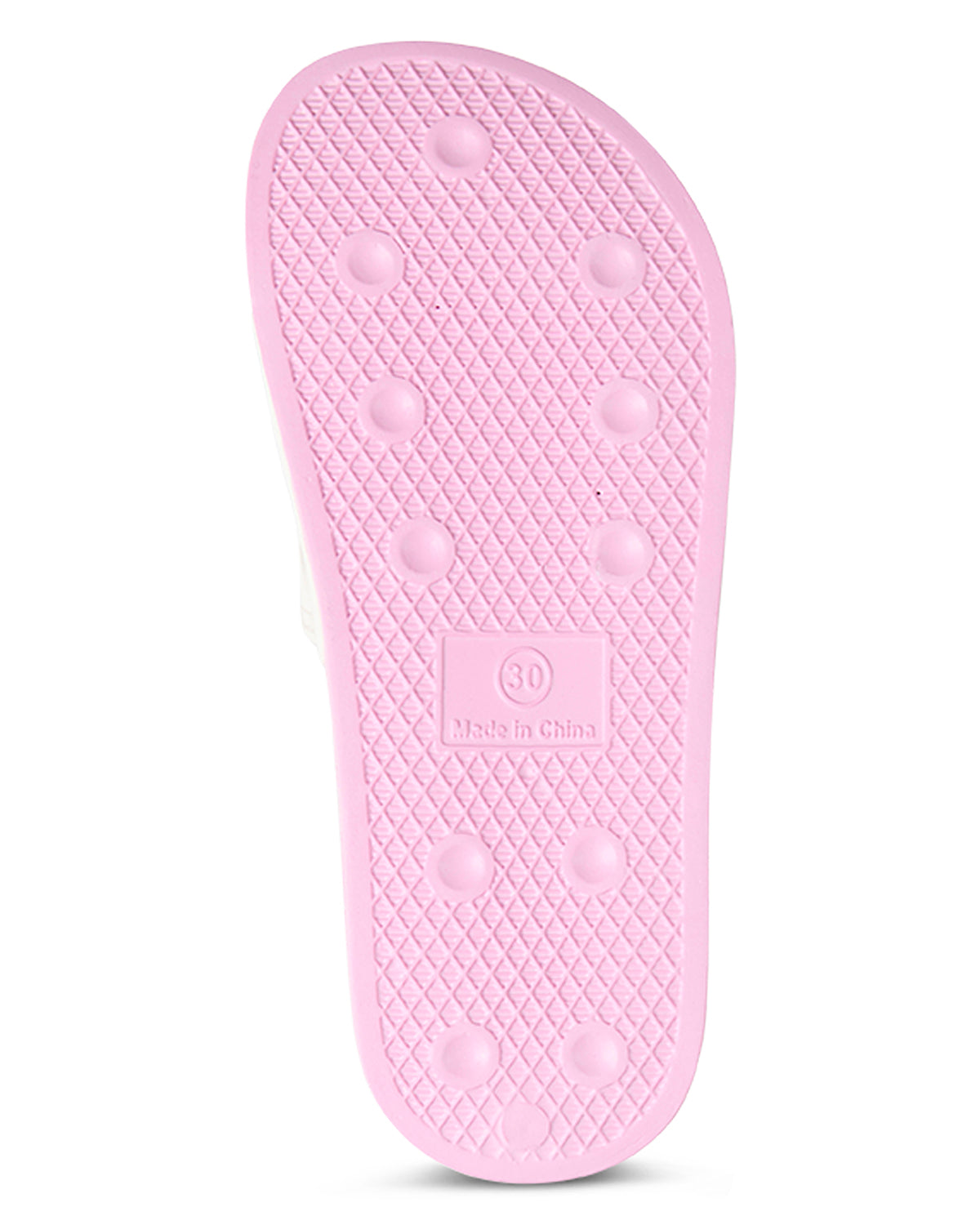 Girls "Fun In The Sun" EVA-Cushioned Slip-On Slide Sandal with 3D Graphics
