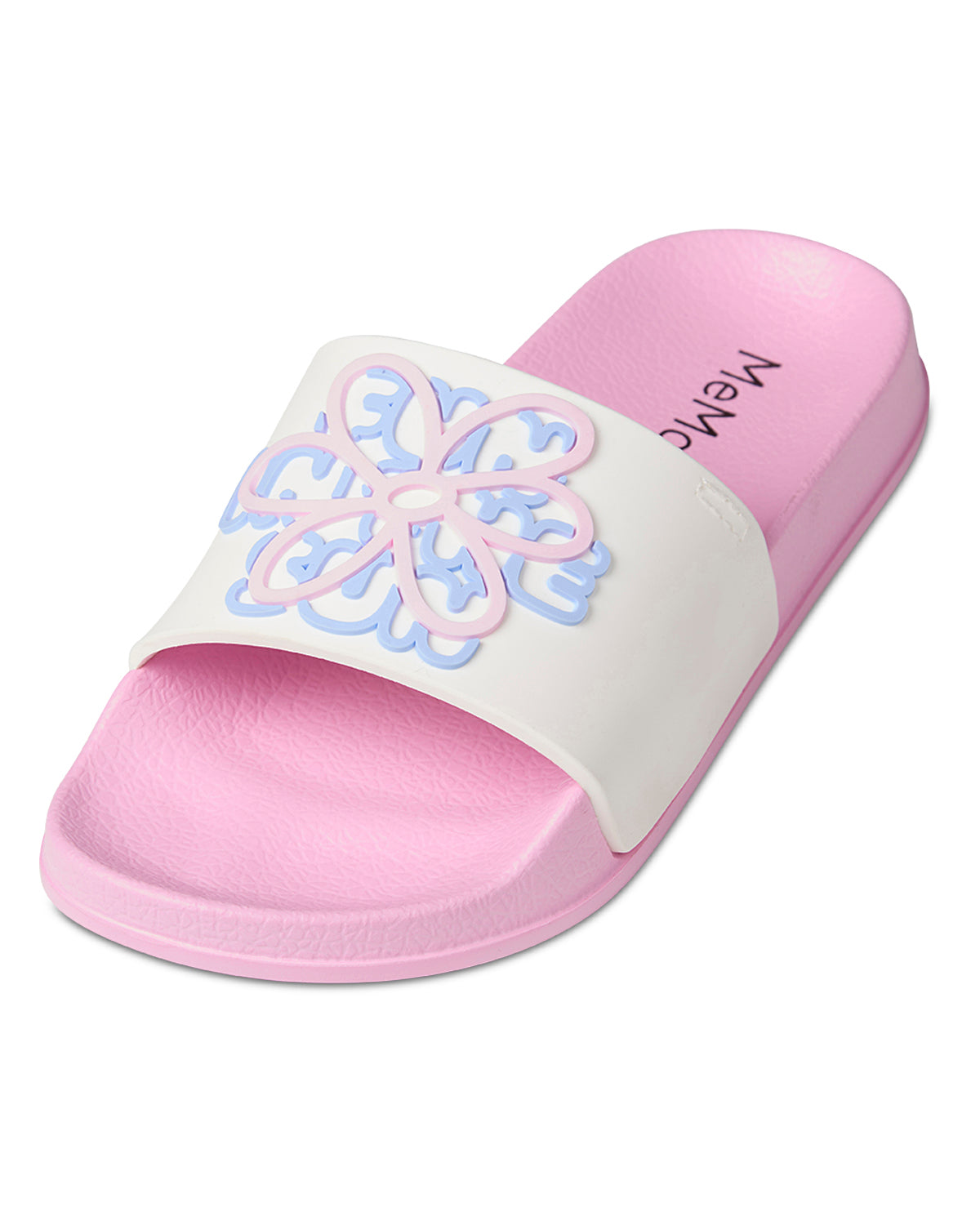Girls "Fun In The Sun" EVA-Cushioned Slip-On Slide Sandal with 3D Graphics