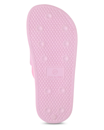 Girls Cherry-Coded EVA-Cushioned Slide Sandal with Back Strap