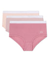 Girls' 3 Pair Pack Solid Chromatic Rose Briefs : Color: Pink Mix