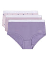 Girls' 3 Pair Pack Lovely Lavender Floral Briefs : Color: Purple Multi