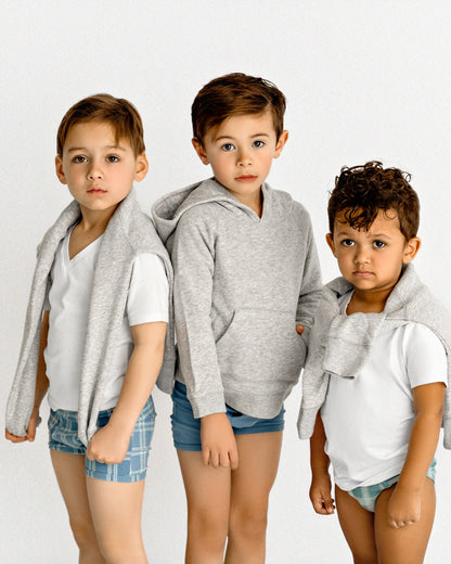 Boys' 3 Pair Pack Plaid Multi Boxer Briefs : Color: Blue Multi