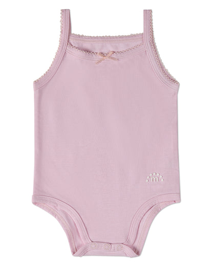 3 Pack Baby "Playful Bunny" Cotton / Modal Tag-Free Bodysuits