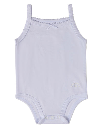 3 Pack Baby Girls Cotton / Modal Bodysuits - Florals, Stripes, Solid