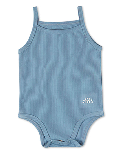 3 Pack Baby Mini-Ribbed Stretch Modal Solid-Color Bodysuits
