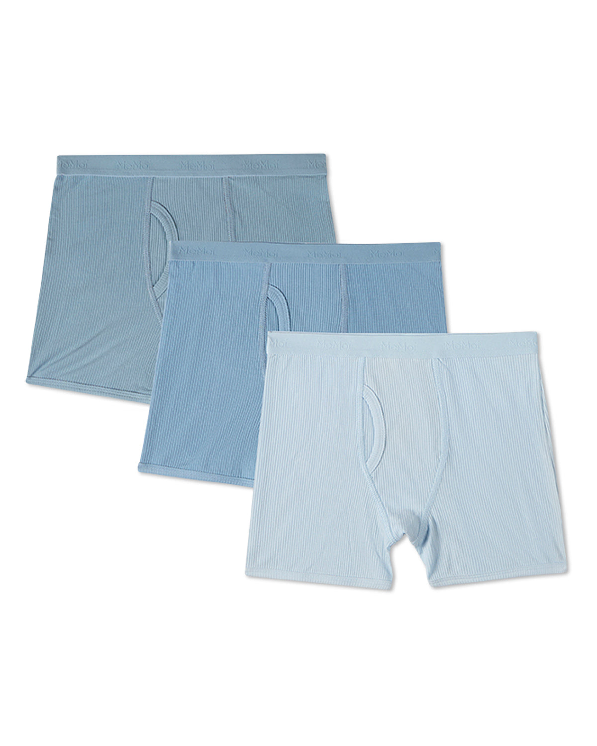 3 Pair Boys Ribbed Modal Blend Tag-Free Boxer Briefs, Solid Colors