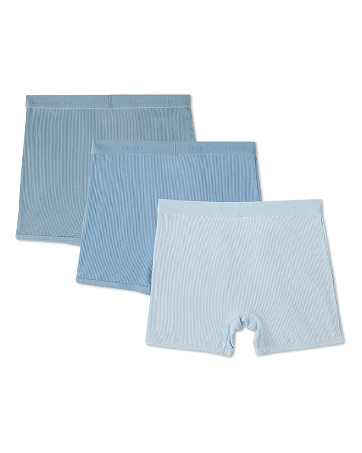 3 Pair Boys Ribbed Modal Blend Tag-Free Boxer Briefs, Solid Colors