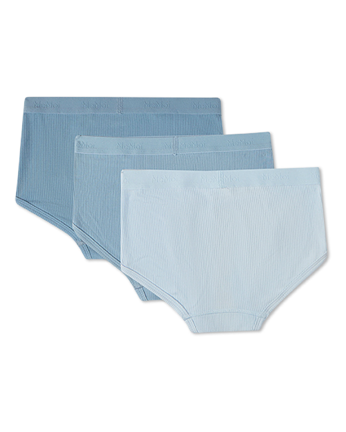 3 Pair Boys Ribbed Modal Blend Tag-Free Briefs, Solid Colors