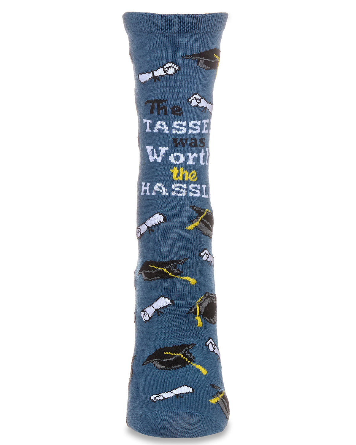 The Tassel Was Worth The Hassle Greeting Card Socks : Color: Blue Nights