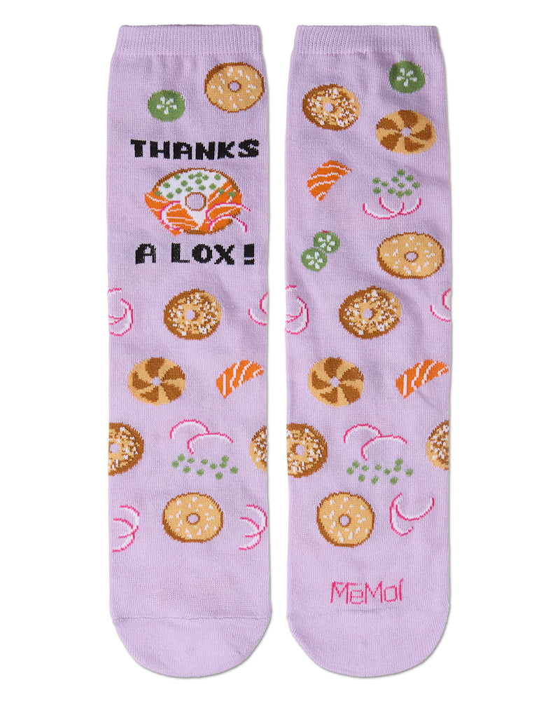 Thanks A Lox Greeting Card Crew Socks