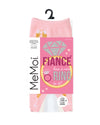 Future Mrs. Greeting Card Crew Socks : Color: Light Pink