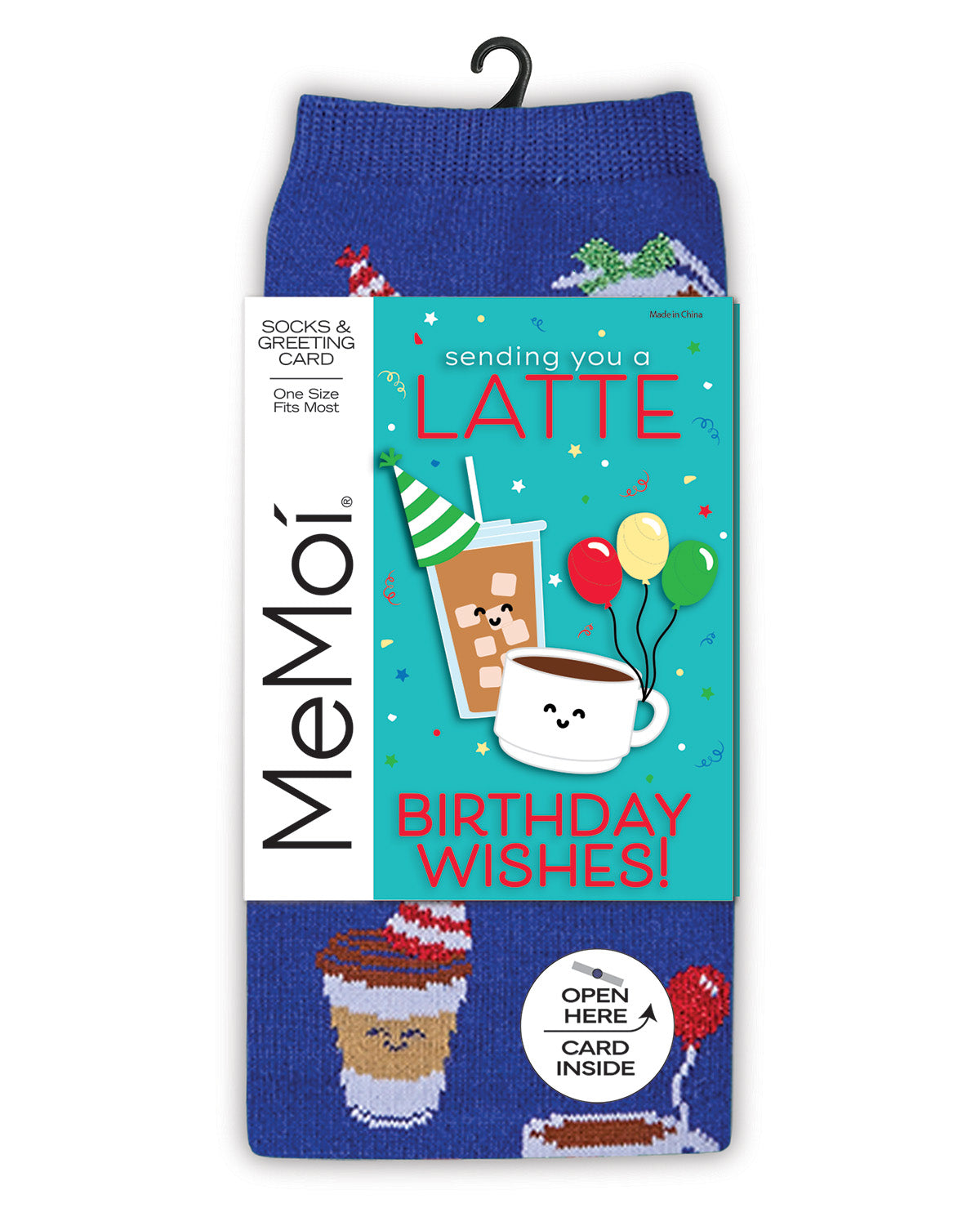 Women's "Have A Brew-Tiful Birthday" Greeting Card Novelty Sock