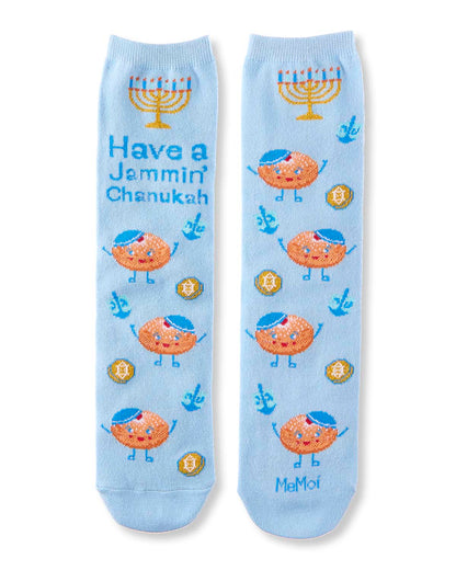 Women's "Have A Jammin' Chanukah" Greeting Card Novelty Crew Socks