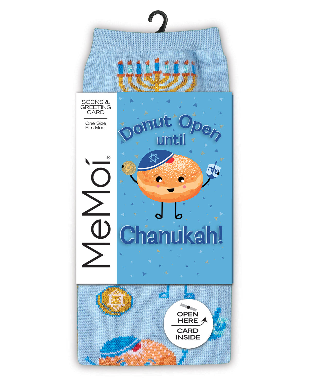 Women's "Have A Jammin' Chanukah" Greeting Card Novelty Crew Socks