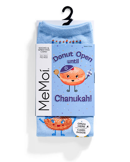 Women's "Have A Jammin' Chanukah" Greeting Card Novelty Crew Socks