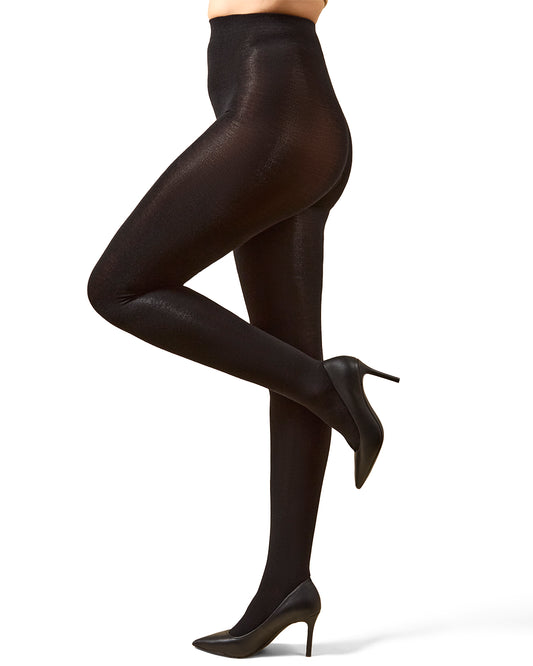 Women's Merino Wool Solid Knit Tights