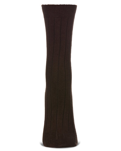 Women's Silky-Soft Ribbed Rayon Blend Crew Sock