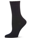 Women's Silky-Soft Ribbed Rayon Blend Crew Sock
