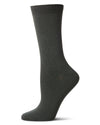 Women's Flat-Knit Bamboo Blend Crew Socks : Color: Dark Spruce